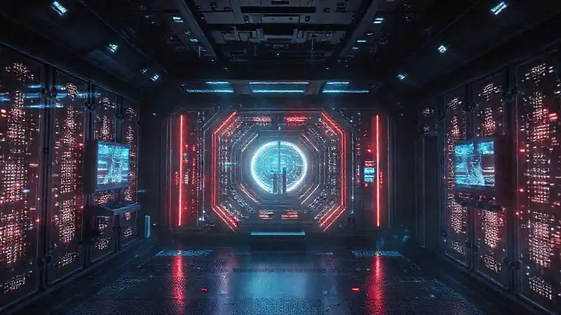 Cámaras futuristas con luces y seguridad avanzada