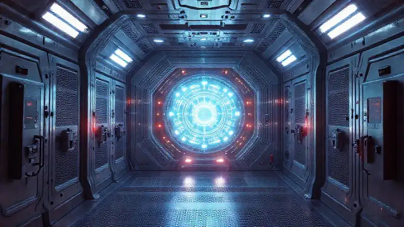 Cámaras de contención futuristas y misteriosas