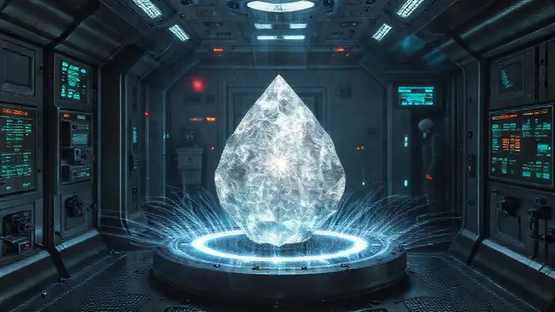 Cámara segura con cristal brillante y energía electromagnética