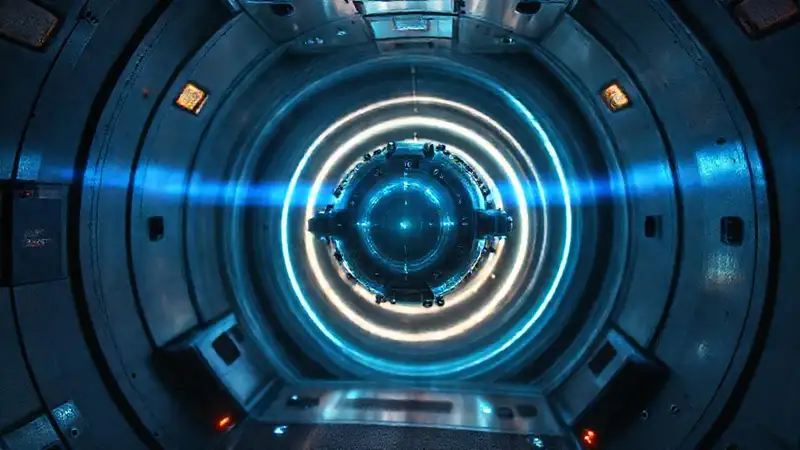 Dispositivo electromagnético misterioso en contención segura