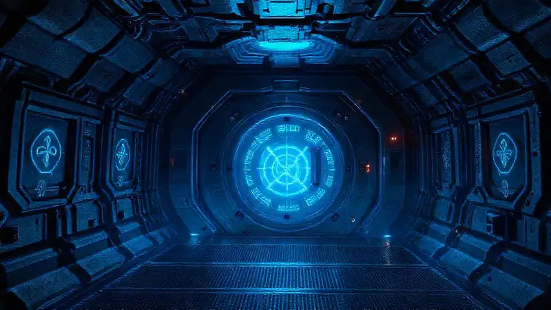 Cámara subterránea futurista