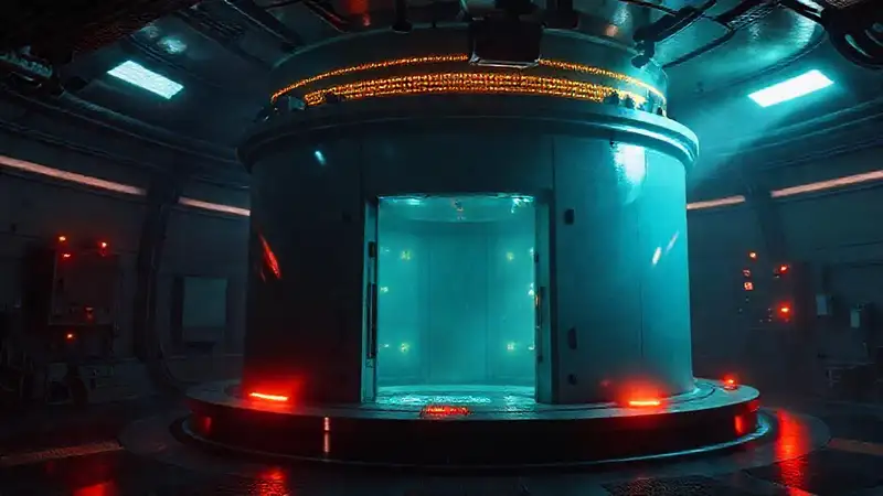 Estructura misteriosa con seguridad y peligro oculto