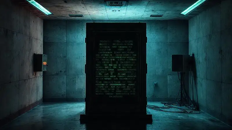 Objeto misterioso en sala de alta seguridad