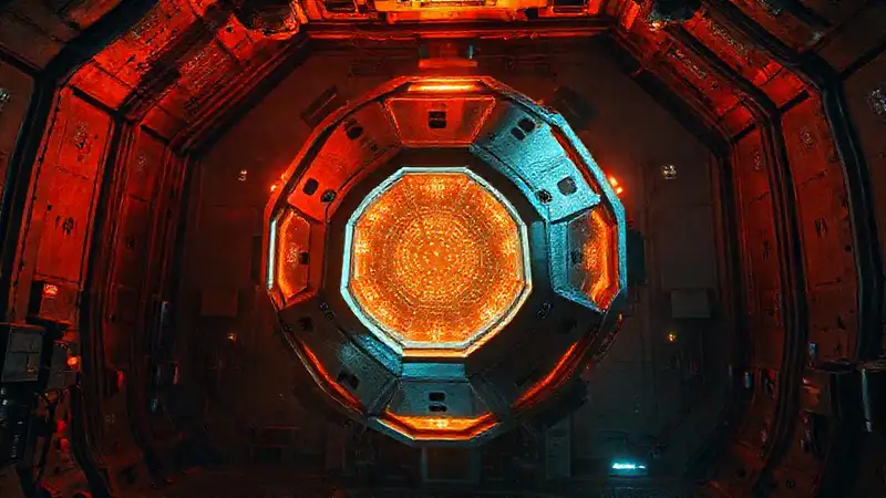 Estructura metálica vibrante, energía desconocida, misterio
