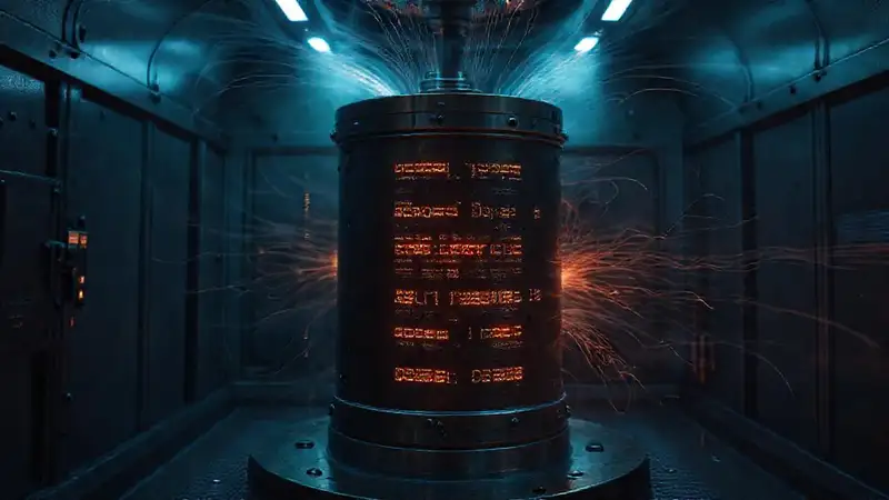 Objeto misterioso con energía y peligro potencial