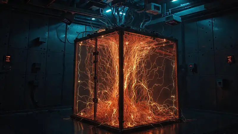 Cubos misteriosos con energía y seguridad oculta
