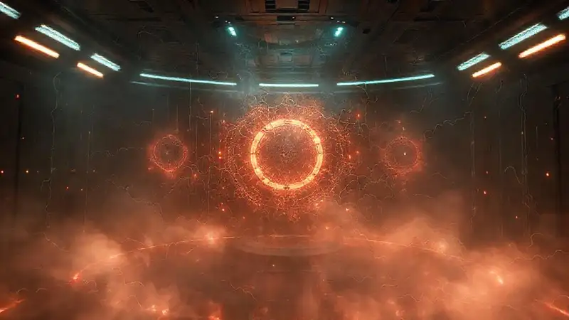 Campo energético misterioso en cámara de seguridad