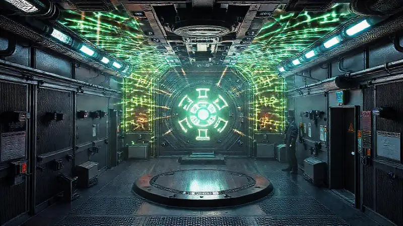 Estructura segura con tecnología y advertencias