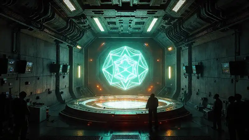Habitáculo futurista de contención y vigilancia