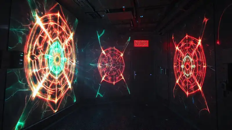 Patrones energéticos misteriosos en ambiente tenso