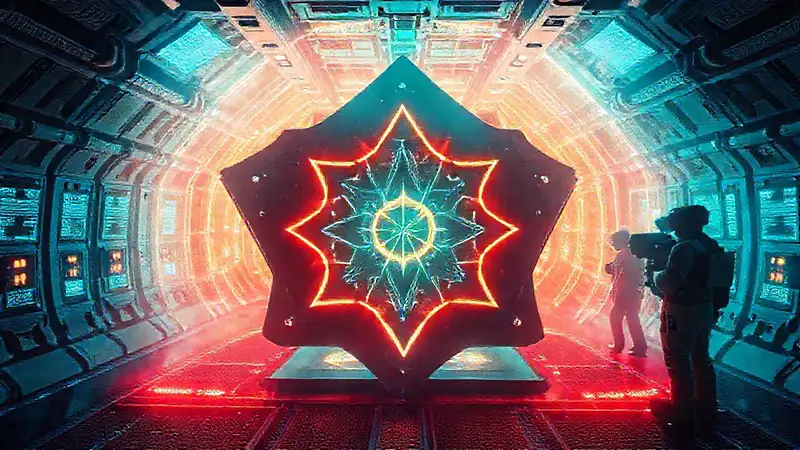 Estructura energética misteriosa en cámara de contención