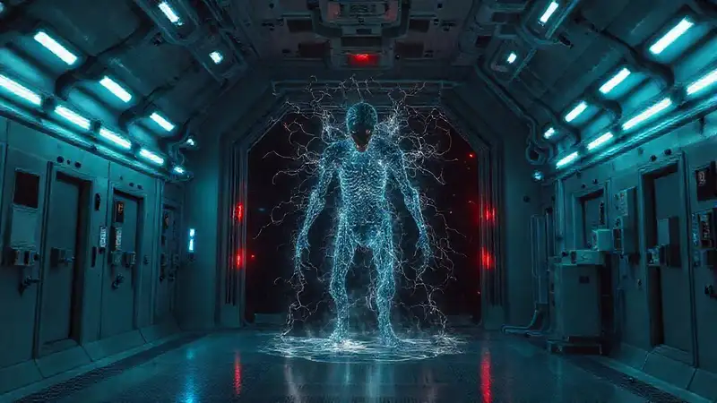 Entidad misteriosa en cámara de energía inestable
