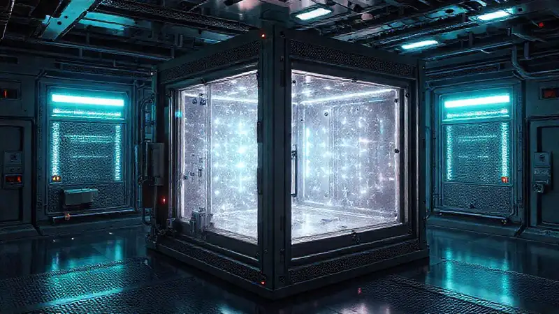 Estructura futurista de alta seguridad y energía