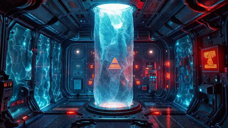Estructura transparente, seguridad futurista y tensión