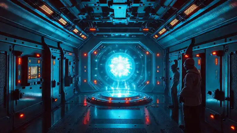 Cámara de contención tecnológica y energía misteriosa