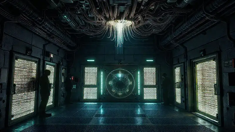 Instalación subterránea segura con tecnología avanzada