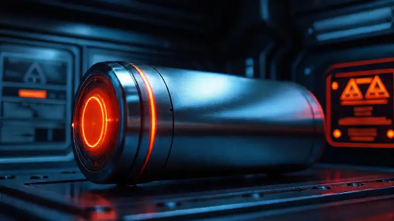 Dispositivo metálico con energía peligrosa segura
