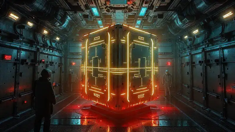 Objeto misterioso en cámara de alta tecnología
